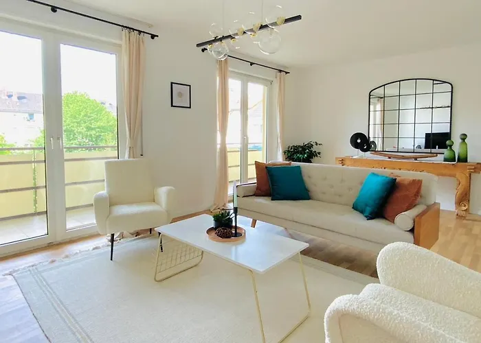 Appartement Bright 2br Family-friendly -basf - Free Parking - Super Fast Wifi